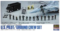 Hasegawa [X72-7] 1:72 U.S. PILOT / GROUND CREW SET - Scale Kits - photo 1