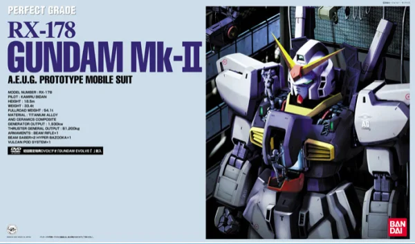 BANDAI HOBBY PG Gundam MK-II A.E.U.G. - Mobile Suit Gundam Zeta