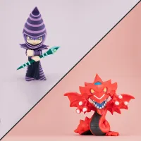 MegaHouse MEGATOON Yu-Gi-Oh！ Duel Monsters  Dark Magician＆Slifer the Sky Dragon set 【with gift】 - Yu-Gi-Oh! - photo 2