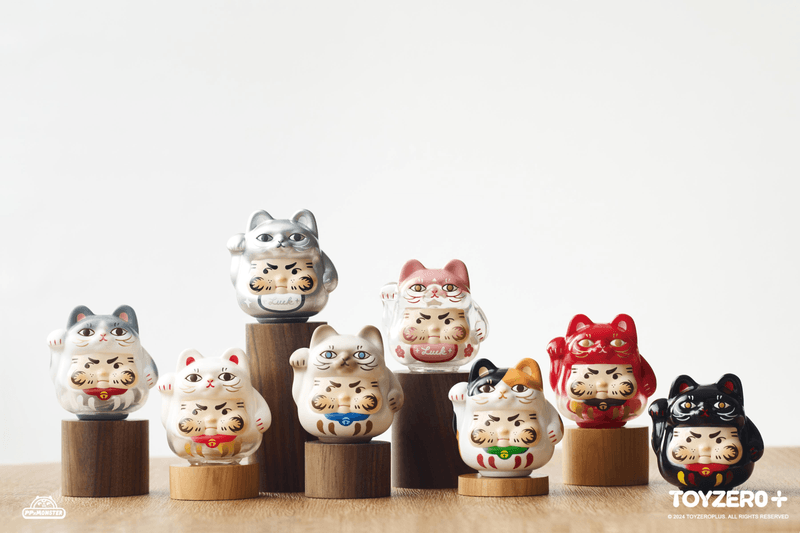 PP X MONSTER Lucky Kitten Daruma Blind Box