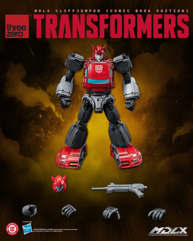 threezero Transformers MDLX Cliffjumper (Comic Book Edition) - Transformers