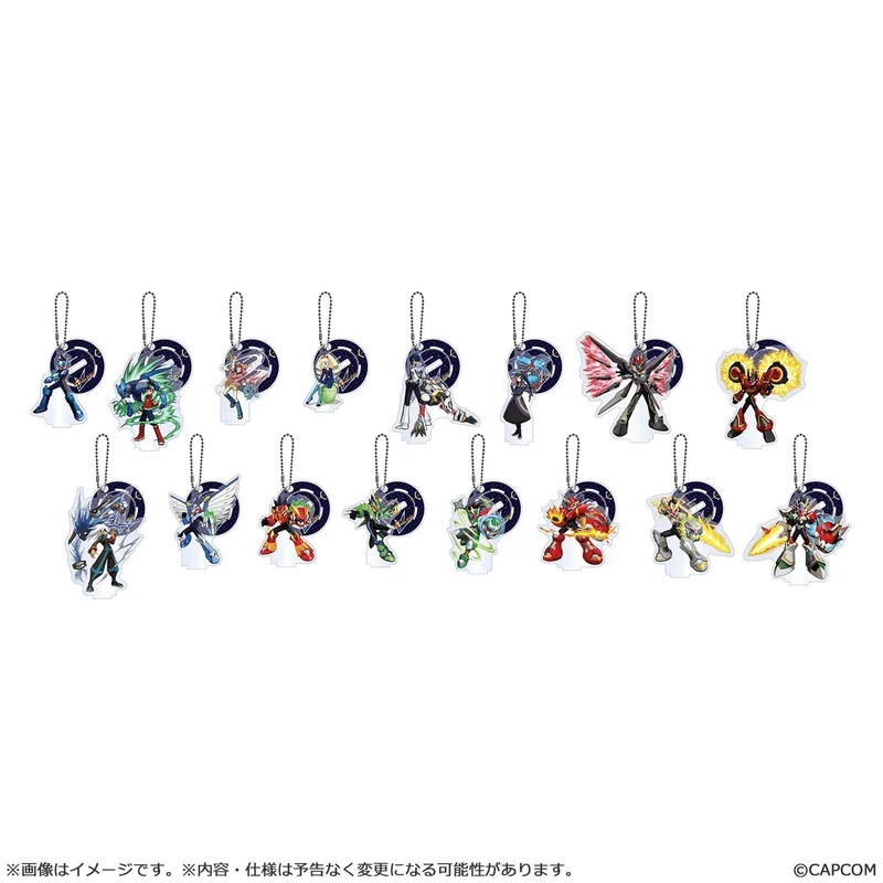 CAPCOM Mega Man Star Force acrylic stand Keychain collection (16pcs/box) - Mega Man
