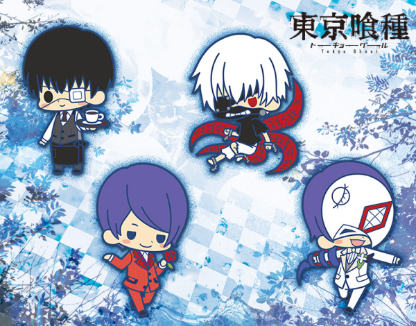 TOKYO GHOUL RUBBER CHARM SET