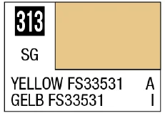 GSI Creos Mr. Color 313 - Yellow FS33531 (Semi-Gloss/Aircraft) - Paints