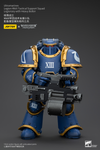 Ultramarines Legion MKIII Tactical Support Squad Legionary with Heavy Bolter 1