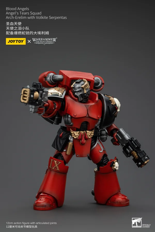 JOYTOY Blood Angels Angel's Tears Squad Arch-Erelim with Volkite Serpentas - Warhammer 40K