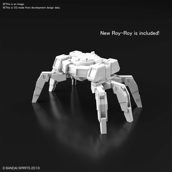 30MM 1/144 OPTION ARMOR FOR COMMANDER [RABIOT EXCLUSIVE / WHITE]