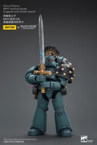 JOYTOY Sons of Horus MKVI Tactical Squad Sergeant with Power Sword - Warhammer 40K - photo 6