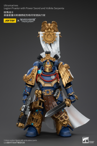 Ultramarines Legion Praetor with Power Sword and Volkite Serpenta 1