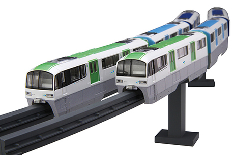 [ST-15 EX-1] 1/150 Tokyo Monorail Type 2000 Six Car Formation (Unpainted Kit) (6-Car Set) (Unassembled Kit)