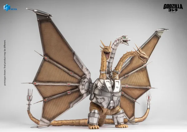 HIYA TOYS Exquisite Basic Series None Scale 9 Inch Godzilla vs. King Ghidorah Mecha King Ghidorah Action Figure - Godzilla
