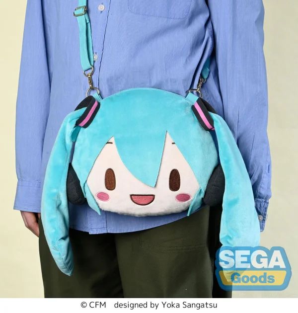 SEGA fuwa petit Hatsune Miku Face Shoulder Bag (M) - Hatsune Miku