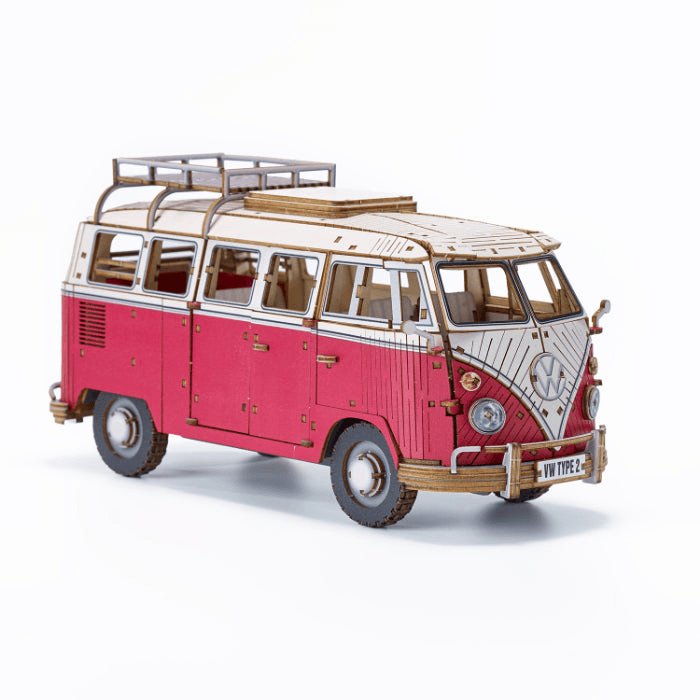 wa-gu-mi Vintage Volkswagen Type 2 (T1) Camper Van RED