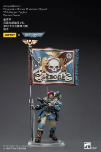 JOYTOY Astra Militarum Tempestus Scions Command Squad 55th Kappic Eagles Banner Bearer - Warhammer 40K - photo 5
