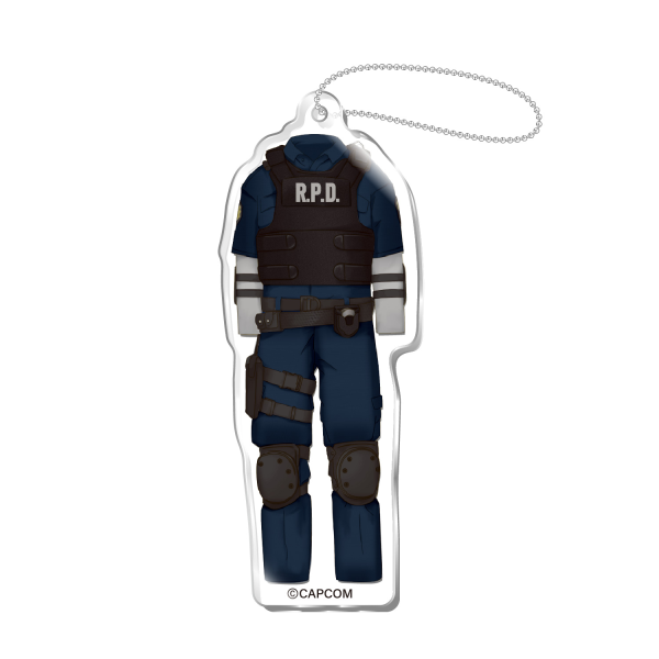 Costume acrylic keychain RESIDENT EVIL 2 Leon S. Kennedy