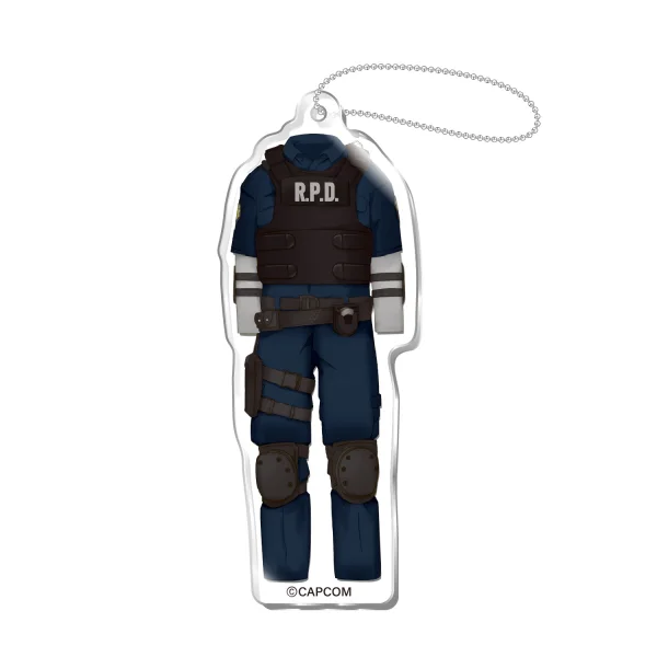 CAPCOM Costume acrylic keychain RESIDENT EVIL 2 Leon S. Kennedy - Video Games