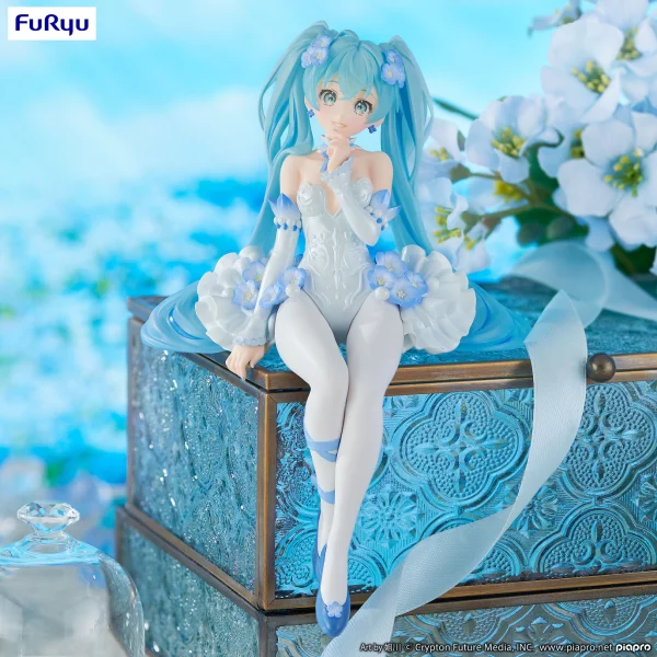 FuRyu Hatsune Miku Noodle Stopper Figure -Hatsune Miku Flower Fairy Nemophila-(re-run) - Hatsune Miku
