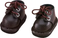 GOOD SMILE COMPANY Nendoroid Doll Leather Shoes (Dark Brown) - Figure Accessories - photo 1