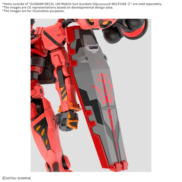 GUNDAM DECAL140 Mobile Suit Gundam GQuuuuuuX MULTIUSE ②