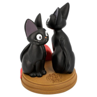 Jiji and Stuffed Plush Jiji Statue Desk Clock 5