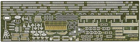 [TOKU-94 EX-101] 1/700 Photo-Etched Parts for IJN Aircraft Carrier Hiyo (w/2 pieces 25mm Machine Cannan)