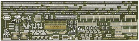 Fujimi [TOKU-94 EX-101] 1/700 Photo-Etched Parts for IJN Aircraft Carrier Hiyo (w/2 pieces 25mm Machine Cannan) - Kit Accessories