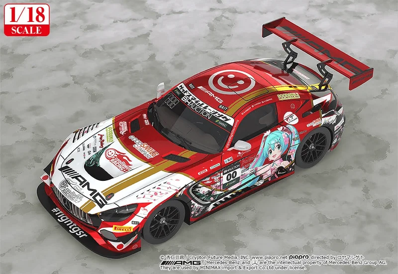 GoodSmile Racing 1/18th Scale Mercedes-AMG Team GOOD SMILE 2019 SUZUKA 10HOURS Ver. - Hatsune Miku GT Project