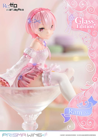 PRISMA WING Re:ZERO -Starting Life in Another World- Ram Glass Edition 1/7 Scale Pre-Painted Figure 5