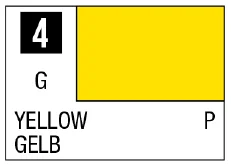 Mr. Color 4 - Yellow (Gloss/Primary)