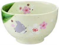 Skater Totoro Traditional Japanese Dish Series - Bowl (Sakura/Cherry Blossom) - Studio Ghibli - photo 1