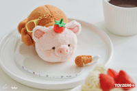 LuLu the Piggy Grand Dining - Turkey Chicken Lu keychain 1