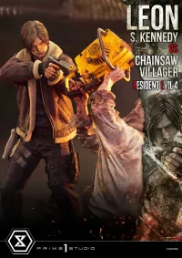 Prime 1 Studio Ultimate Premium Masterline Resident Evil 4 Leon S. Kennedy versus Chainsaw Villager - Video Games - photo 51