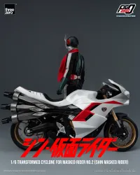 threezero FigZero 1/6 Transformed Cyclone for Masked Rider No.2 (SHIN MASKED RIDER) - Kamen Rider: Masked Rider - photo 4