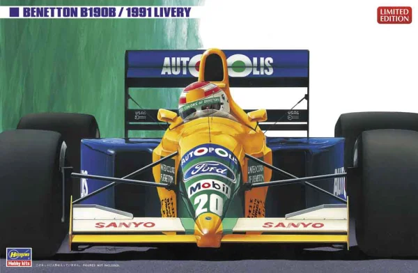 Hasegawa 1/24 BENETTON B190B 1991 LIVERY - Scale Kits