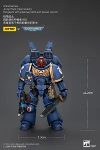 JOYTOY Ultramarines Jump Pack Intercessors Sergeant With Plasma Pistol And Power Sword - Warhammer 40K - photo 7