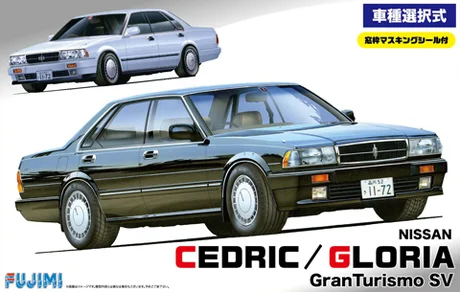 Fujimi [ID-138] 1/24 Nissan Cedric/Gloria 2.0 Gran Turismo Y31 w/Window Frame Masking Seal - Scale Kits