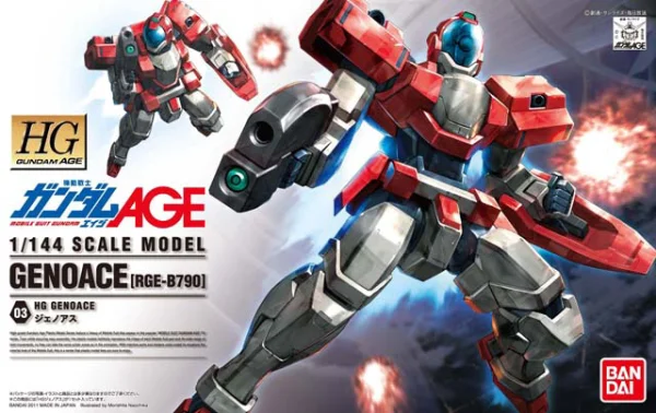 BANDAI HOBBY HG 1/144 #03 Gundam Age Genoace - Mobile Suit Gundam AGE