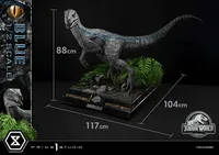 Prime 1 Studio Legacy Museum Collection Jurassic World: Fallen Kingdom (Film) Blue 1/2 Scale 			 - Jurassic Park - photo 8