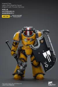 JOYTOY Imperial Fists Legion MkIII Breacher Squad Sergeant with Thunder Hammer - Warhammer 40K - photo 1