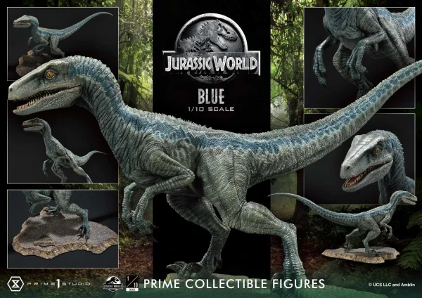 Prime 1 Studio Prime Collectible Figures Jurassic World (Film) Blue - Jurassic Park