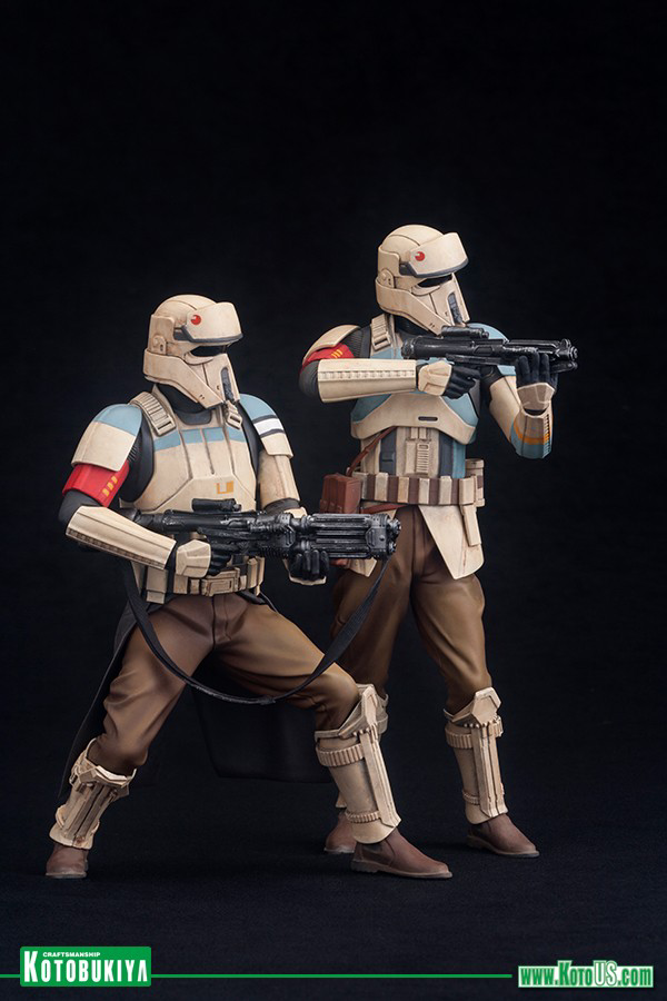 STAR WARS SHORE TROOPER SQUAD LEADER & CAPTAIN ARTFX+ STATUE