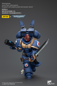 Ultramarines Jump Pack Intercessors Sergeant With Plasma Pistol And Power Sword 10