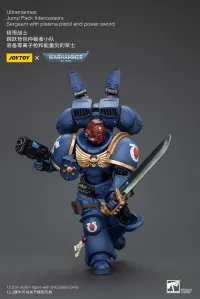 JOYTOY Ultramarines Jump Pack Intercessors Sergeant With Plasma Pistol And Power Sword - Warhammer 40K - photo 10