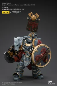 JOYTOY Space Wolves Legion Praetor with Power Axe and Combat Shield - Warhammer 40K - photo 2