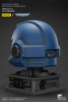 Ultramarines Captain MkX Helmet & Display Stand 32