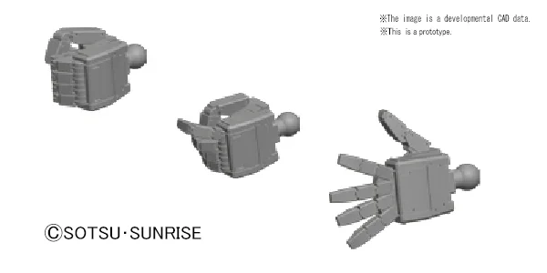 Builders Parts - HD 1/144 MS Hand 03 (EFSF Small)