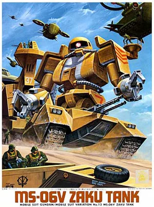 BANDAI HOBBY 1/144 Zaku Tank - Mobile Suit Gundam: OVAs and Side Stories