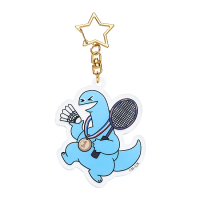 Gal & Dino Glow-in-the-Dark Acrylic Keychain Badminton 3