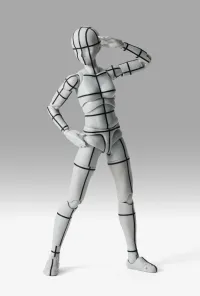 TAMASHII NATIONS BODY CHAN -Sports- Edition-WIRE FRAME- (Gray Color Ver.) "BODY-KUN/BODY-CHAN", TAMASHII NATIONS S.H.Figuarts - Body-chan - photo 6