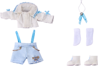 Nendoroid Doll Outfit Set: Suspender Shorts Set (White & Blue) 2